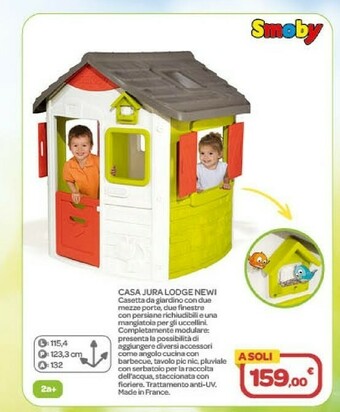 Bimbo Store Smoby Casa Jura Lodge New offerta