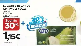 Coop Yoga Optimum 70% Di Pesca 200 G(ml) offerta