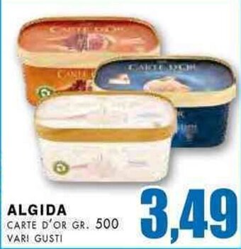 La Mimosa Supermercati Algida Carte D'Or gr. 500 vari gusti offerta