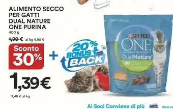 Coop Purina Purina Alimento Secco Per Gatti Dual Nature One offerta