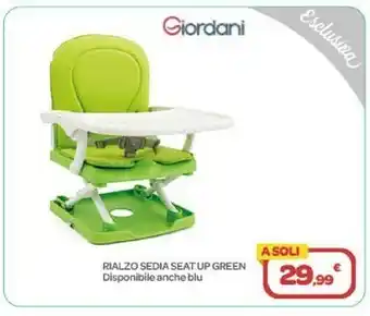 Bimbo Store Giordani Rialzo Sedia Seat Up Green offerta