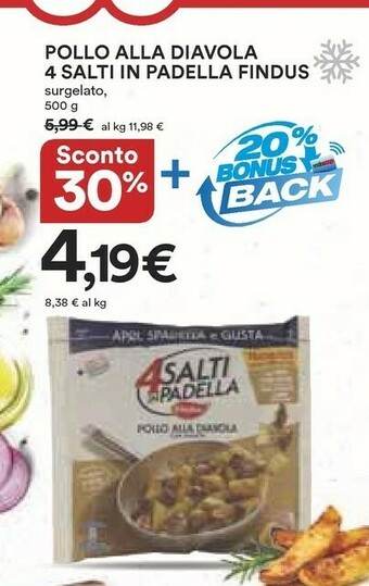 Coop Findus Pollo Alla Diavola Con Patate 4 Salti In Padella offerta