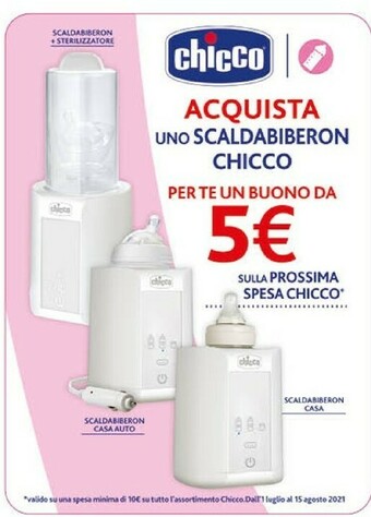 Bimbo Store Chicco Acquista Uno Scaldabiberon offerta