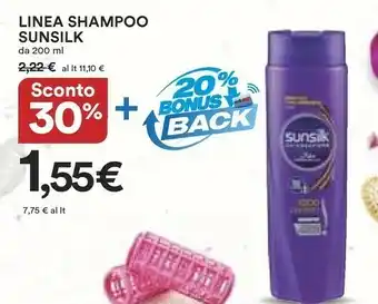 Coop Sunsilk Shampoo Lisci Cappeli offerta