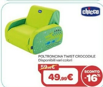 Bimbo Store Chicco Poltroncine Twist Crocodile offerta