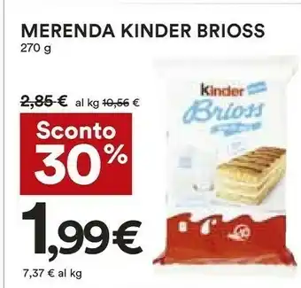 Coop Ferrero Ferrero - Kinder Brioss 270 G(ml) offerta