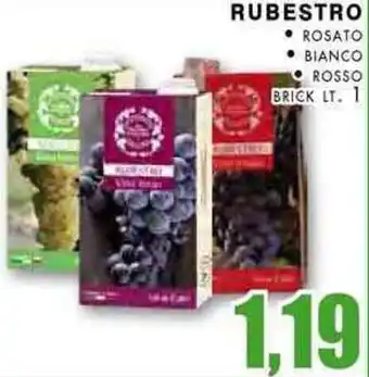 Rubestro Rosato, Bianco, Rosso Brick lt. 1
