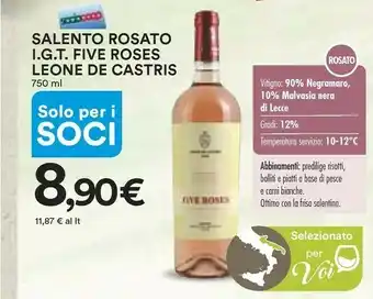 Ipercoop Leone Vino offerta