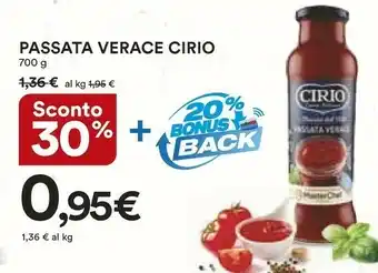 Ipercoop Cirio Passata di pomodoro offerta