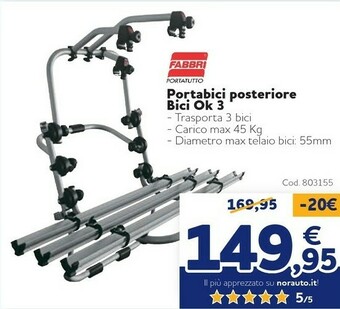 Portabici Posteriore Bici Ok 3