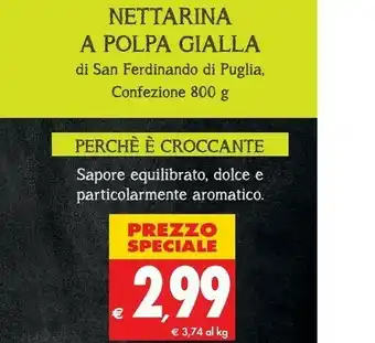 Tigros Tigros Nettarina A Polpa Gialla offerta