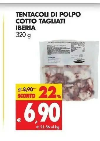Tigros Iberia Tentacoli Di Polpo Cotto Tagliati offerta