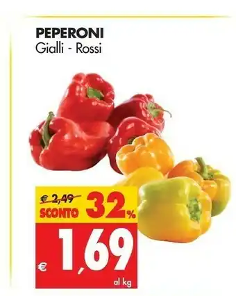 Tigros Tigros Peperoni Gialli offerta