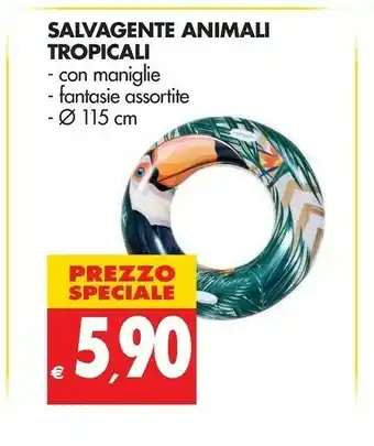 Tigros Salvagente Animali Tropicali