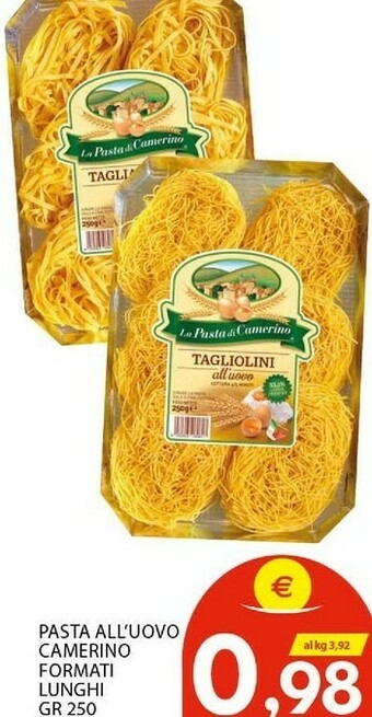 Vivo Supermercati Pasta all'uovo offerta