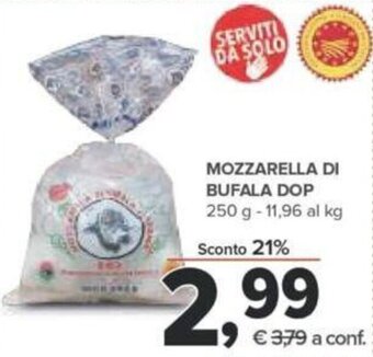 Todis Mozzarella Di Bufala DOP 250 g offerta