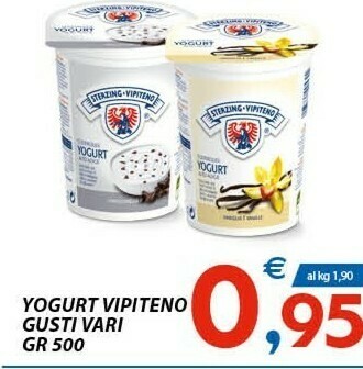 Vivo Supermercati Vipiteno Yogurt offerta