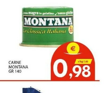 Vivo Supermercati Montana Carne in scatola offerta