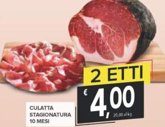 Todis Culatta Stagionatura 10 Mesi offerta