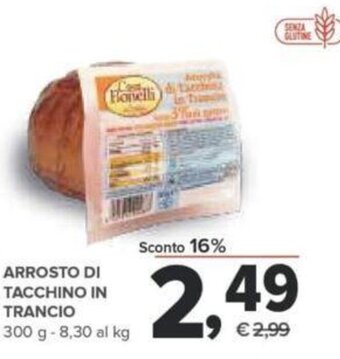 Todis Arrosto di Tacchino In Trancio 300 g offerta