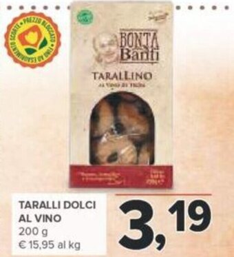 Todis Bonta Banfi Taralli Dolci Al Vino 200 g offerta