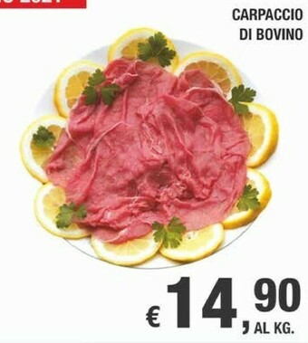 Crai Carpaccio Di Bovino offerta