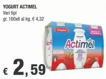 Crai Danone Actimel Bianco 600 G(ml) offerta