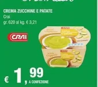Crai Zerbinati Crai - Crema Zucchine E Patate 620 G offerta