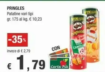 Crai Pringles Xtra Saucy BBQ 175 G(ml) offerta