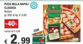 Crai Buitoni Pizza Margherita Bella Napoli offerta