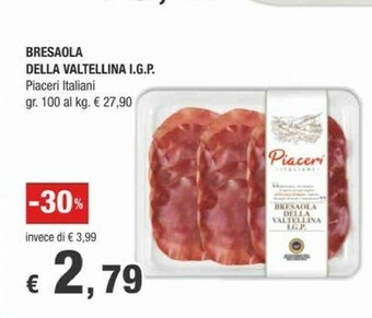 Crai Crai - Bresaola Della Valtellina IGP 100 G(ml) offerta
