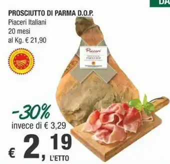 Crai Crai - Prosciutto Di Parma Piaceri Italiani DOP offerta