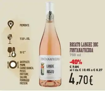 Conad City Fontanafredda Vino rosso offerta