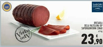 Conad Sapori Bresaola offerta