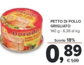 Todis Dorada Petto di Pollo Grigliato 140 g offerta
