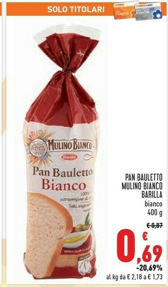 Conad Barilla Pan Bauletto offerta