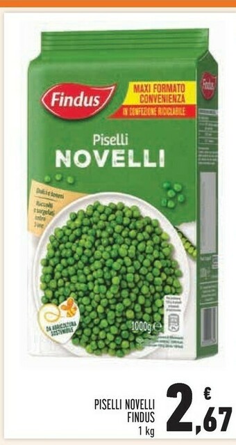 Conad Findus Piselli offerta