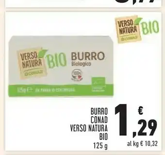 Conad Natura bio Burro offerta