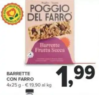 Todis Barrette Con Farro 4 x 25 g offerta