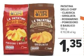Todis Patatina Dello Chef Classica, Grigliata, Rosmarino, Pomodoro E Basilico 130 g offerta