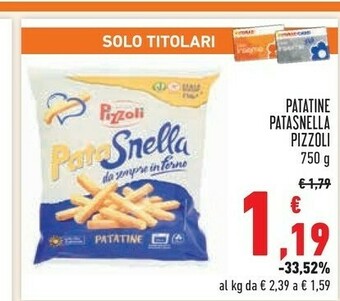 Conad Pizzoli Patatine offerta