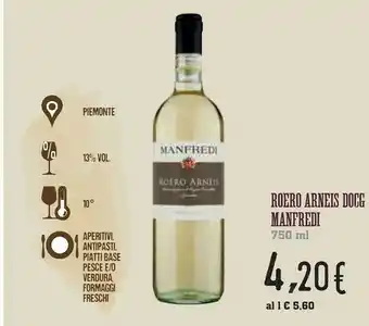 Conad Manfredi Vino bianco offerta