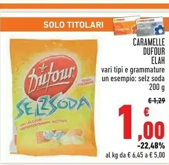 Conad Dufour Caramelle offerta