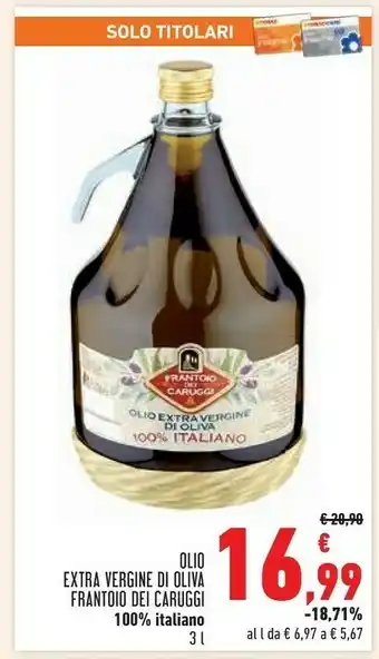 Conad Frantoio dei caruggi Olio extravergine di oliva offerta