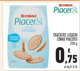 Conad Crackers offerta