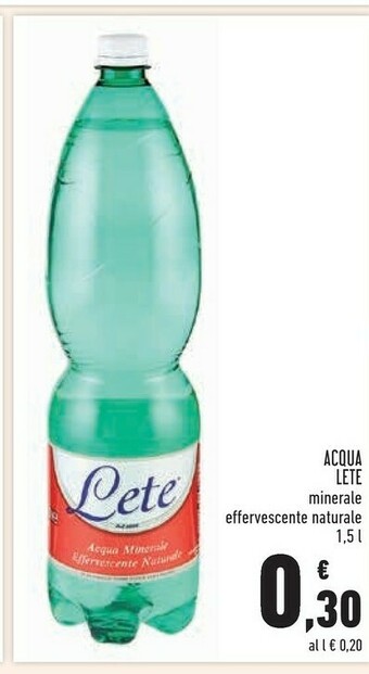 Conad Lete Acqua offerta