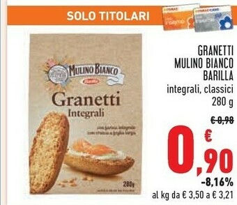 Conad Barilla Grissini offerta