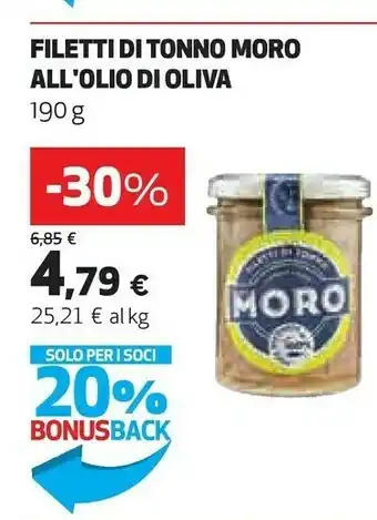 Coop Moro Tonno offerta