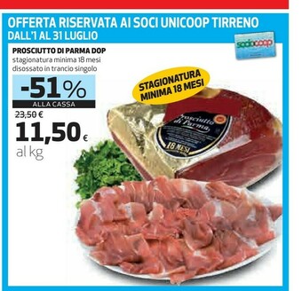 Coop Prosciutto di Parma offerta