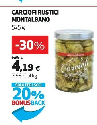 Coop Montalbano Conserve offerta